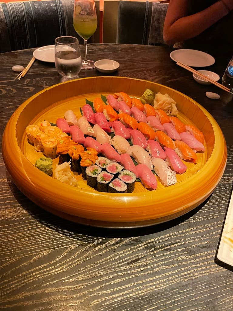 Nobu team dinner from Horizon Media